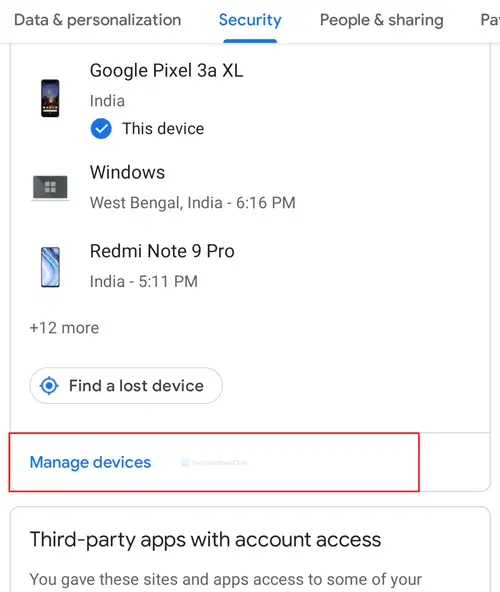 How to sign out of one Google account when using multiple accounts