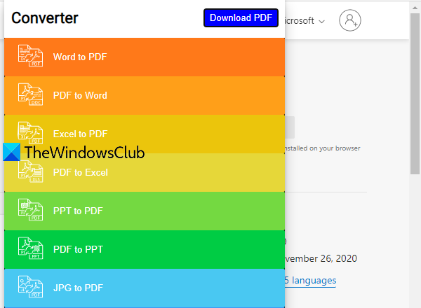 free pdf converter add-ons for edge, chrome, and firefox