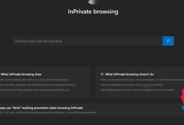 Always use Strict tracking prevention when browsing InPrivate in Edge