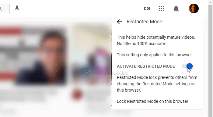 Fix YouTube Restricted Mode not turning off