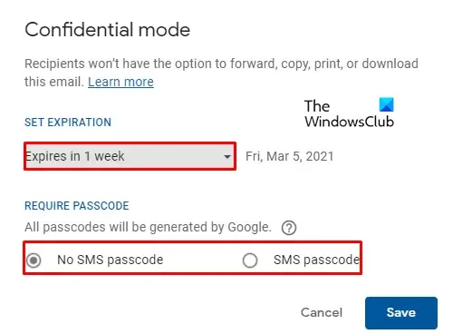 How to set an Expiration Date to your Emails in Gmail - 60