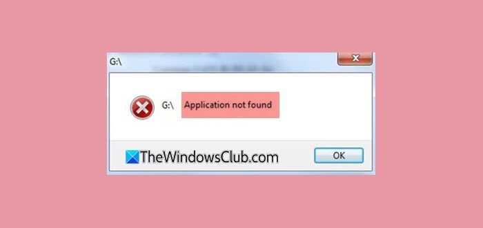 Application not found error in Windows 11 [Fix]