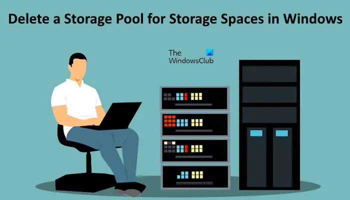 Delete a Storage Pool in Windows