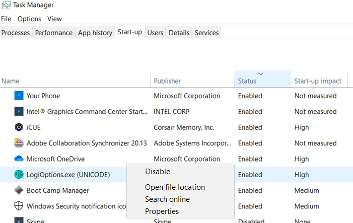 Disable Programs from Startup in Windows