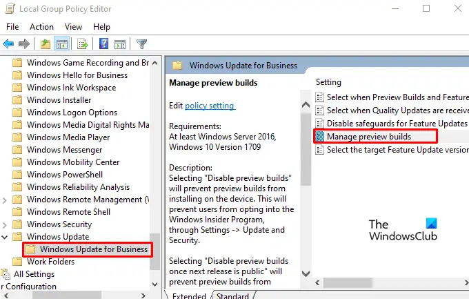 How to Disable Windows Insider Program Settings in Windows 10