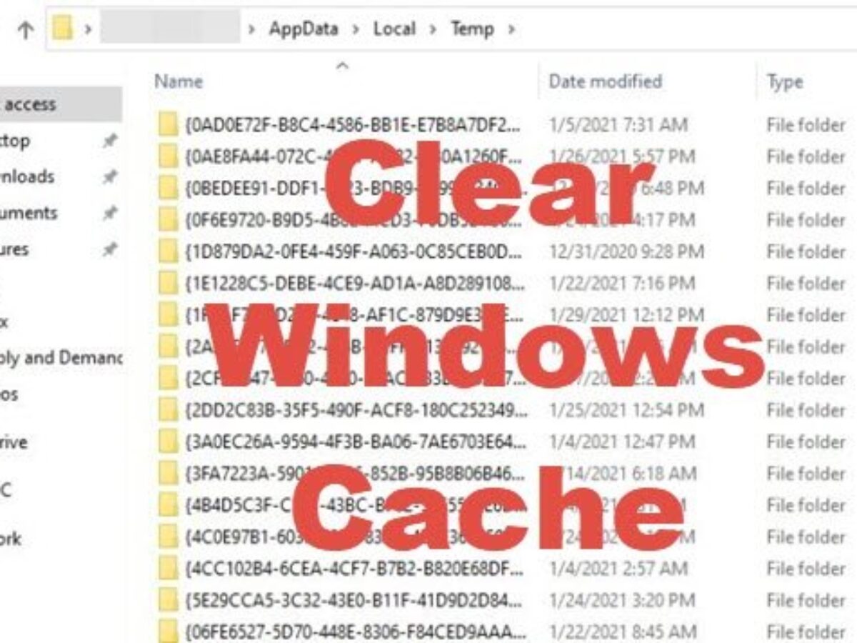 How To Clear Cache In Windows 10