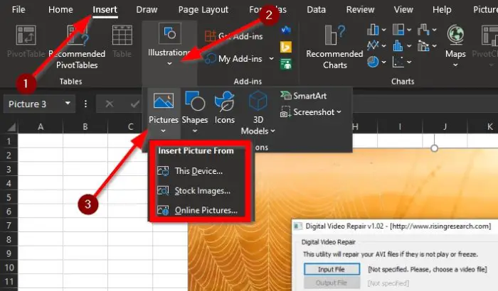 How to remove picture background in Excel