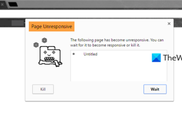 Page Unresponsive error in Google Chrome