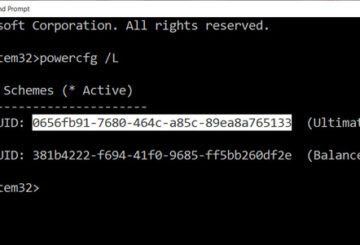 How to set what happens when you close the laptop lid using powercfg in Windows 10