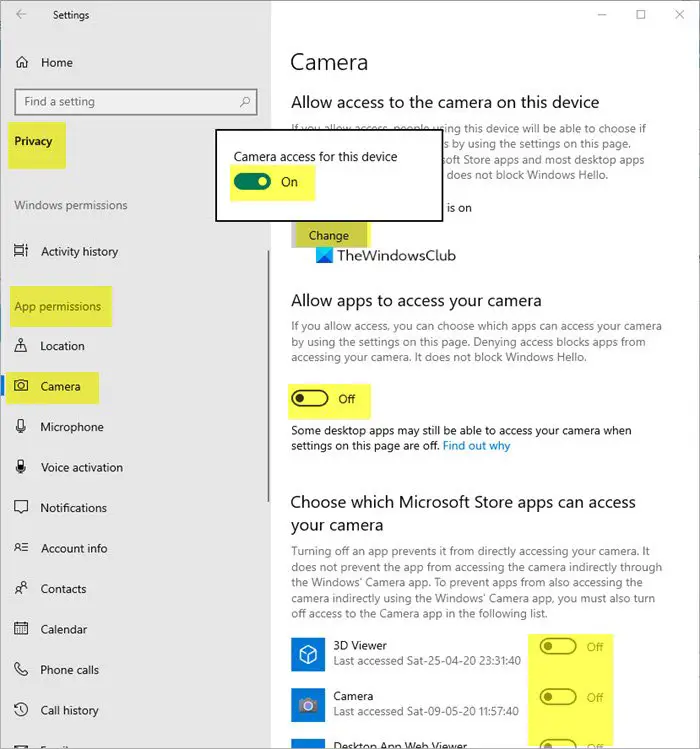 Prevent apps from taking screenshots in Windows 10