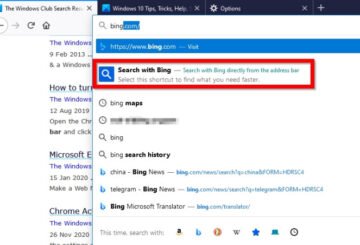 Tab to Search in Firefox
