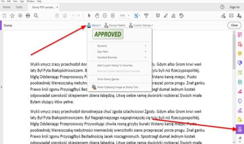 Using Stamps and Custom Stamps in Adobe Acrobat Reader DC