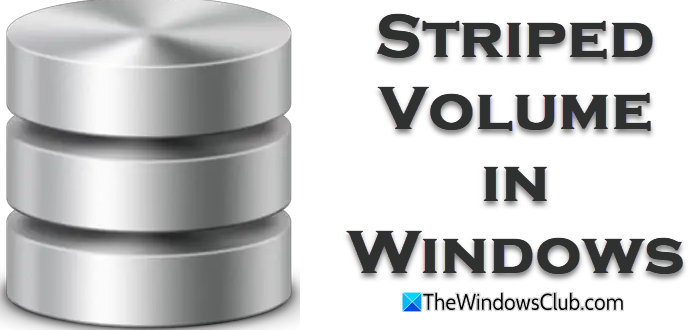 Striped Volume in Windows