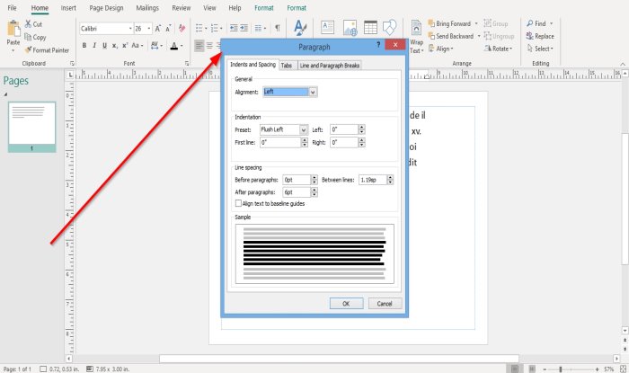 How to change spacing using Character, Line, or Paragraph Spacing Tool in Publisher