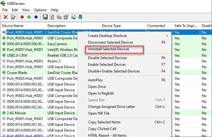 Stop random USB connection or disconnection sounds