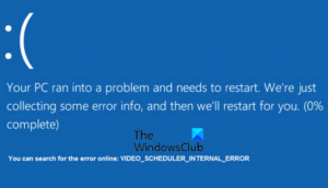 VIDEO_SCHEDULER_INTERNAL_ERROR 0x00000119 BSOD