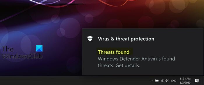 Windows Defender repeatedly identifies same threat even after removal