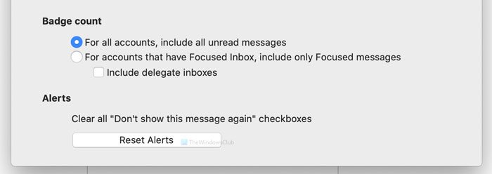 Outlook notifications not working on Mac