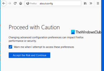 Enable or disable Tab Sleep in Firefox browser