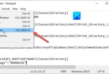 How to add the Print Directory feature to File Explorer in Windows 10