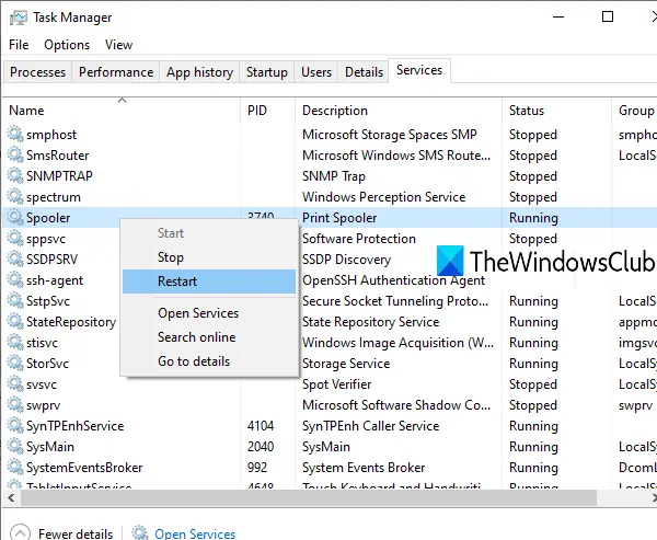 How to repair Print Spooler in Windows 11 10 - 94