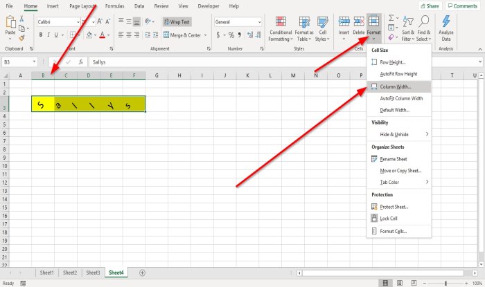 How To Change Row Height And Column Width In Excel