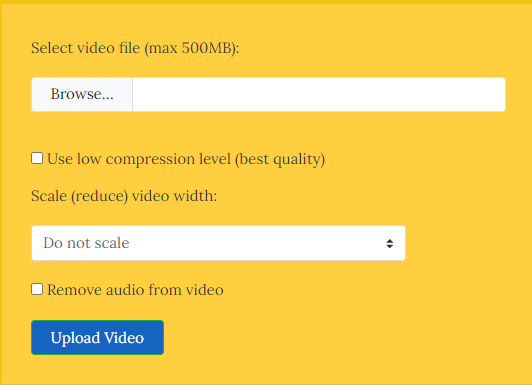 How to reduce video file size