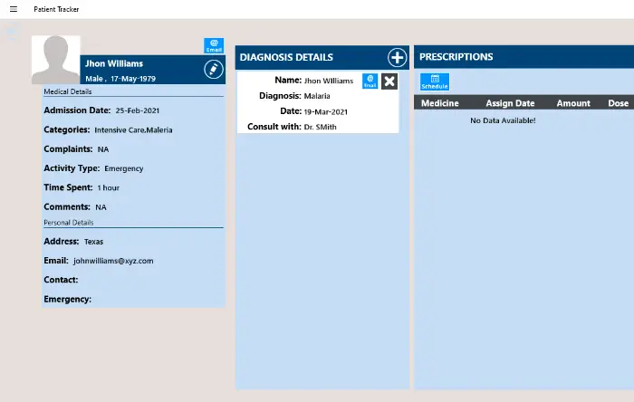 Best Free Hospital Management Software Patient Tracker