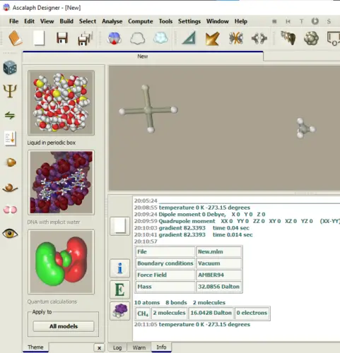 Best Free Molecular Modeling Software Ascalaph Designer