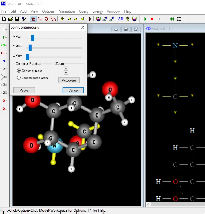 Best Free Molecular Modeling Software MoluCAD