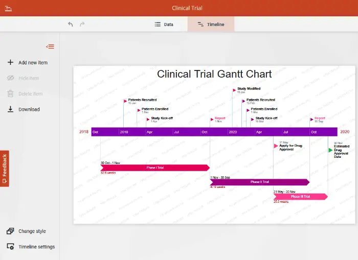 Best Free Online Gantt Chart Maker Tools Office Timeline Online