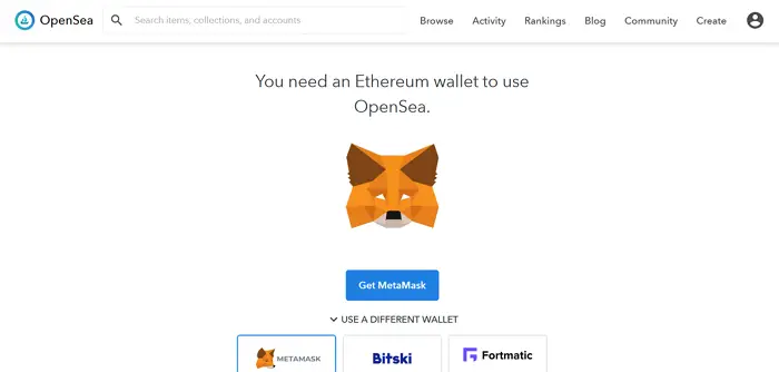 ETH Wallet OpenSea