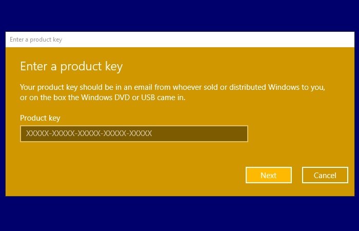 Windows 10 activation error 0xc004e016