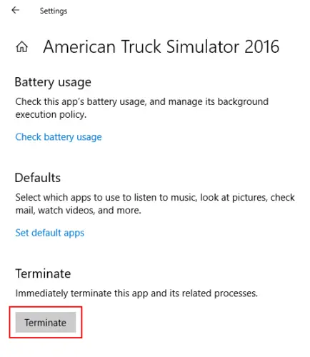 How to Kill or Terminate Microsoft Apps in Windows 10 Step 5