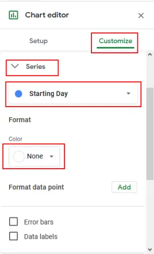 How to Make Gantt Chart in Google Sheets Step 10