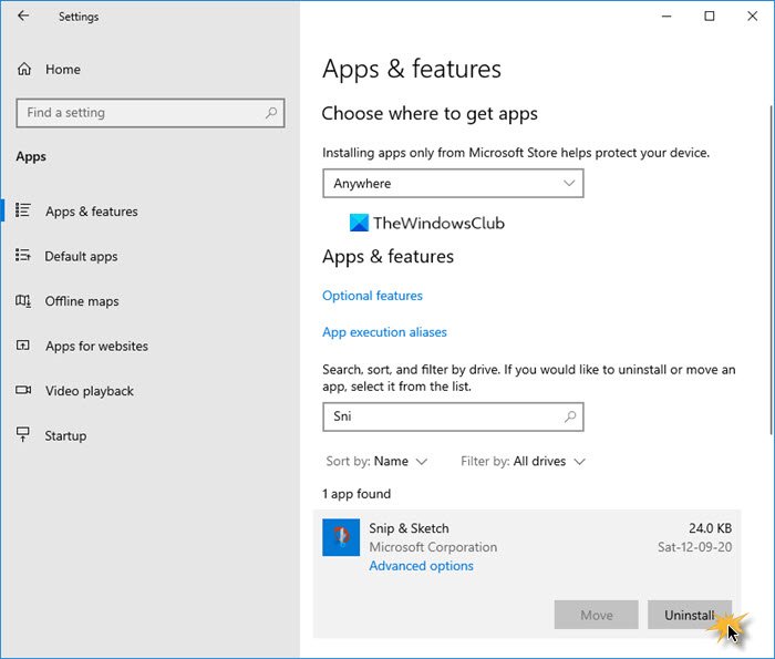 install snip and sketch without store install snip and sketch without store