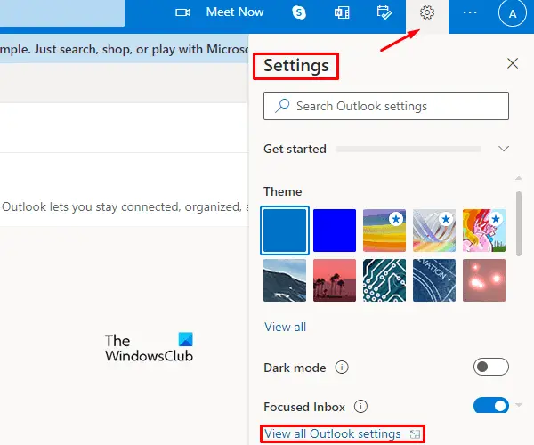 How to set up read receipt in outlook in website