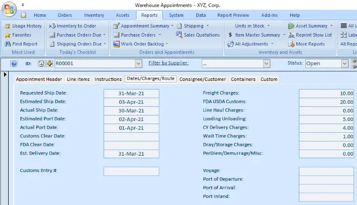 Logistics Software Windows Almyta ABC Inventory