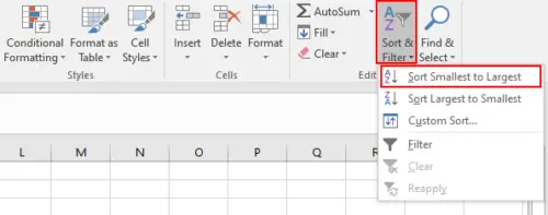 Make Bell Curve Excel Sort Data