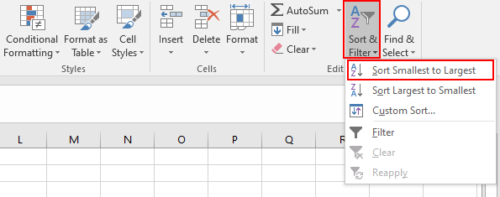 Make Bell Curve Excel Sort Data