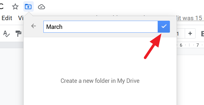 Folder Name in Google Docs