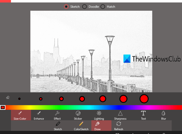free photo to sketch apps for Windows 10