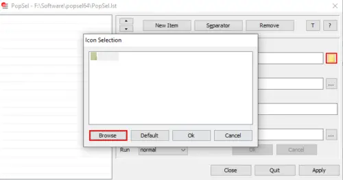 PopSel A Popup Menu Launcher Software for Windows 3