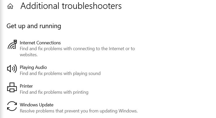 Printer Troubleshooter Windows