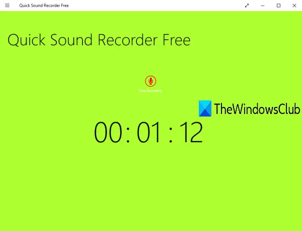 Quick Sound Recorder Free