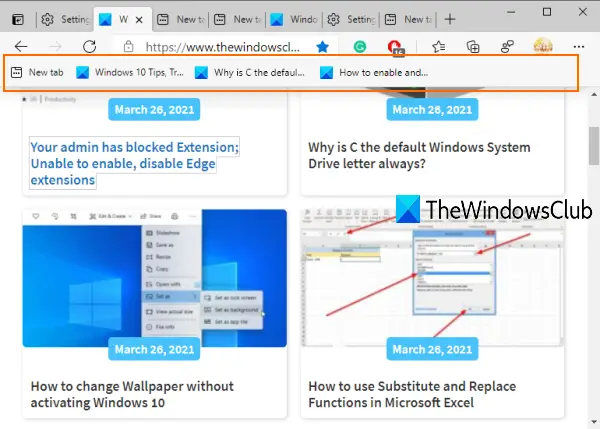 How to show Favorites Bar in Microsoft Edge on Windows 11 10 - 22