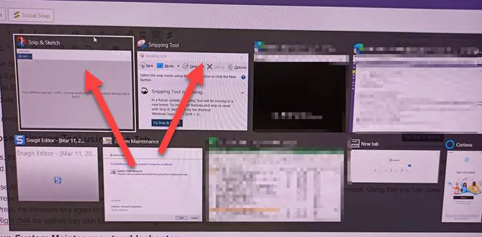 Snipping Tool Close Alt Tab