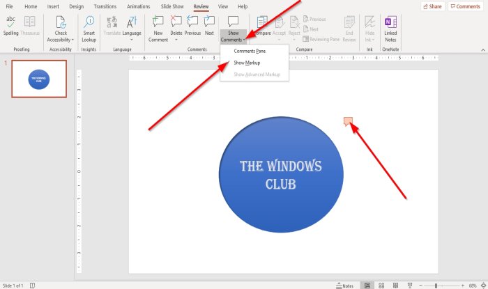 How to add, change, show, hide, or delete PowerPoint comments
