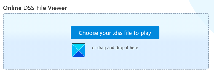Online DSS File Viewer