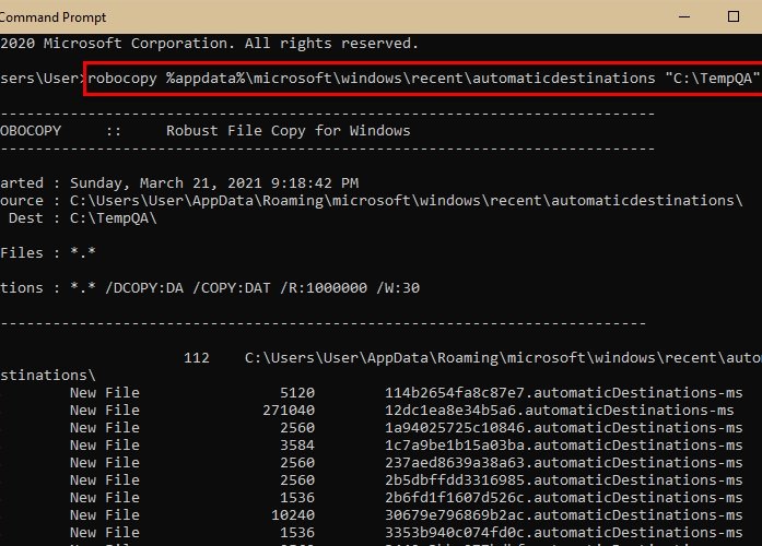 Sauvegarder Et Restaurer Les Dossiers D'accès Rapide Sauvegarder Et Restaurer Les Dossiers D'accès Rapide